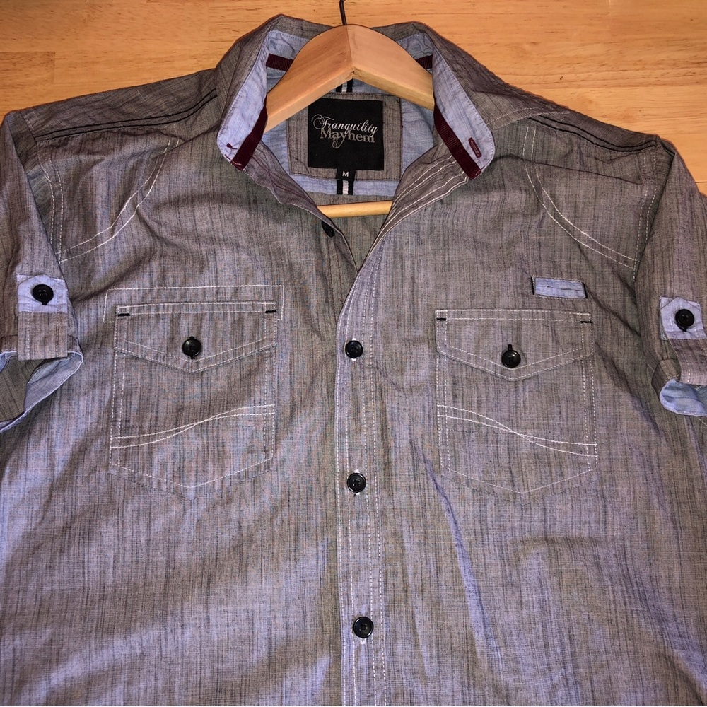 Tranquillity Mayhem Button-Down size M